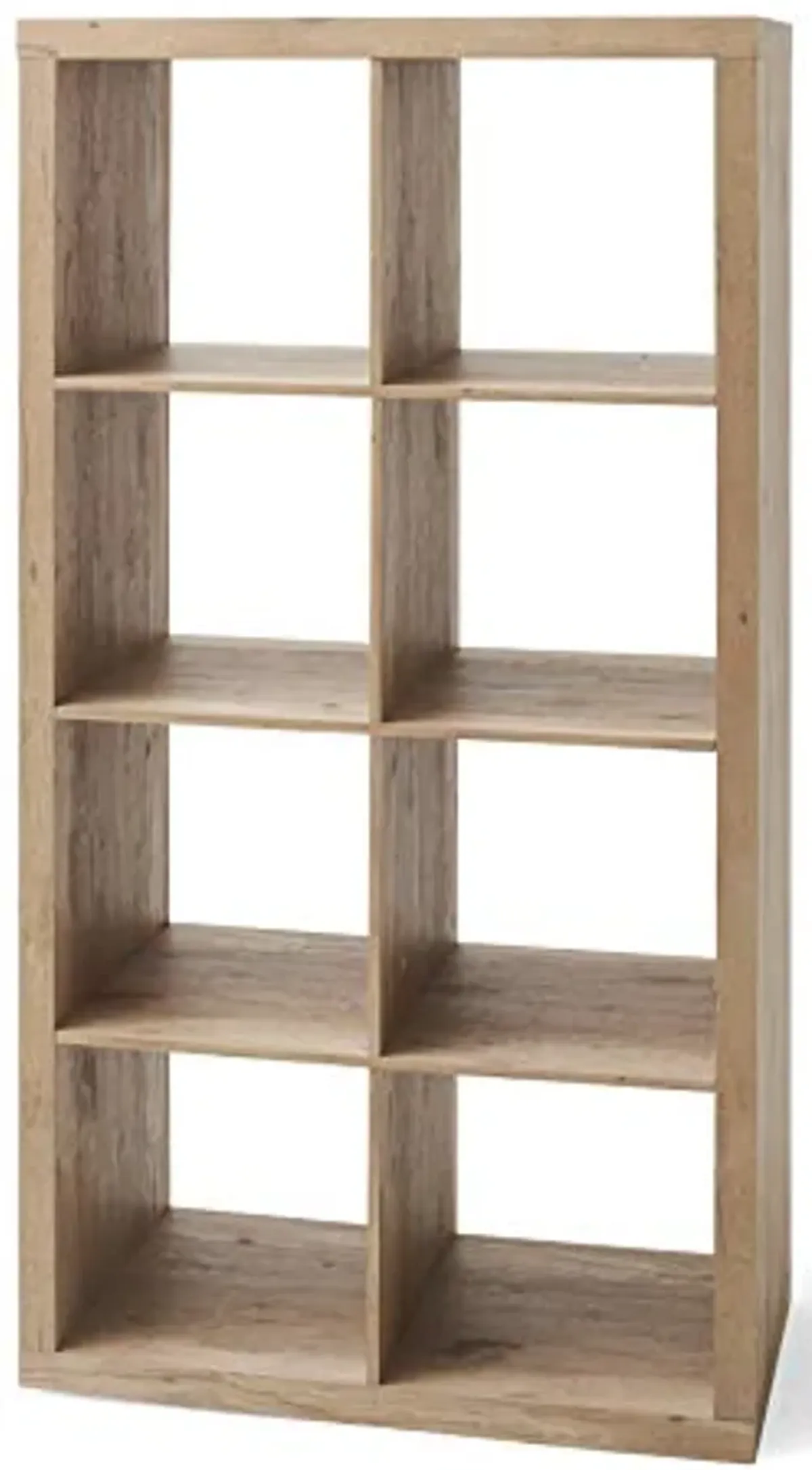 Better Homes & Gardens 8-Cube Storage Organizer, Natural Wood Grain Finishes