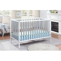 Baby Cache Deux Remi Island 3-in-1 Convertible Crib (Do Re Me) White & Gray