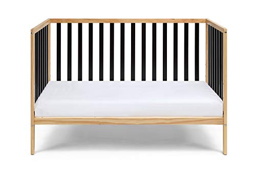 Baby Cache Deux Remi Island 3-in-1 Convertible Crib (Do Re Me) Natural & Black