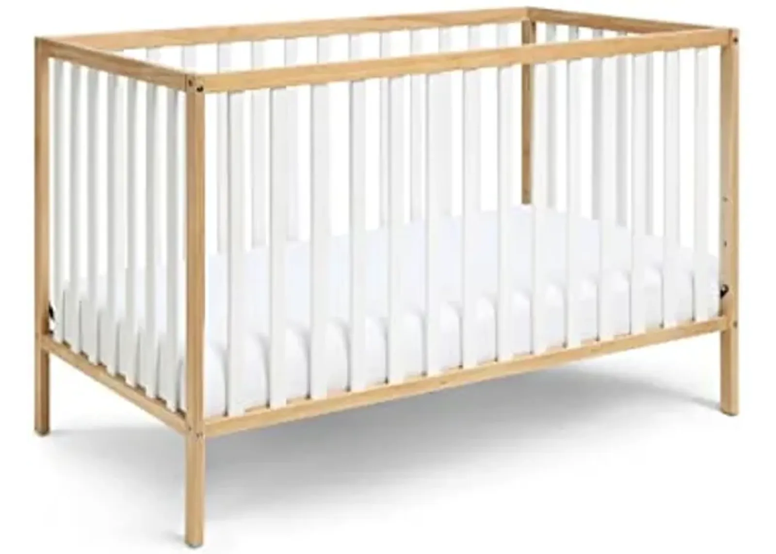 Baby Cache Deux Remi Island 3-in-1 Convertible Crib (Do Re Me) Natural & White