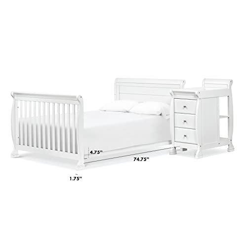 DaVinci Full-Size Conversion Kit (M5589) for Kalani Crib and Changer Combo in White