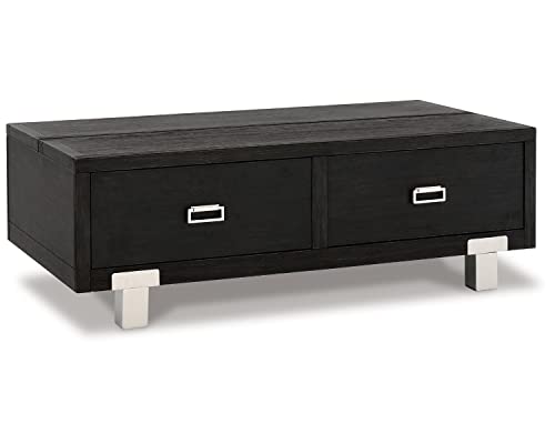 Signature Design by Ashley Chisago Lift Top Cocktail Table, Black