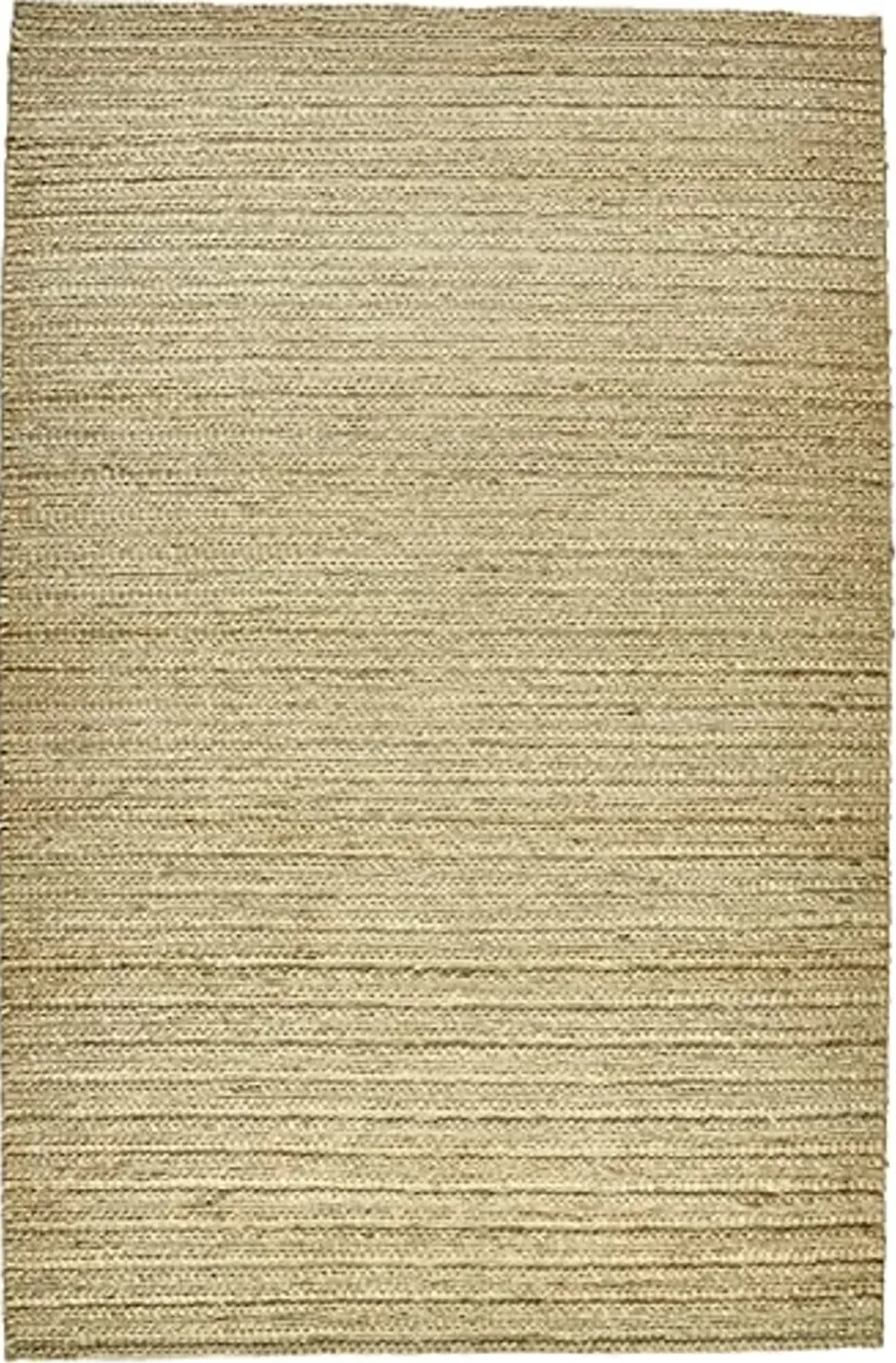 Feizy Rugs - Kaelani Natural Handmade Area Rug, Solid Color, Ivory Cream, 5ft x 8ft