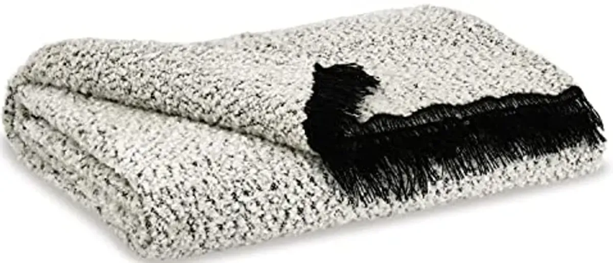 Signature Design by Ashley Leonita Coastal Throw, Black &White