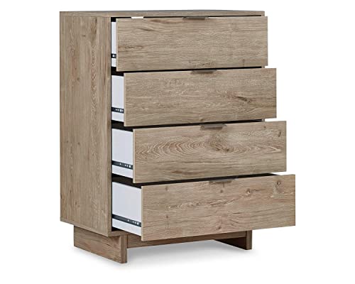 Signature Design By Ashley Oliah Contemporary 4 Drawer Chest Of Drawers ...