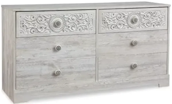 Signature Design by Ashley Paxberry Boho Dresser, Whitewash