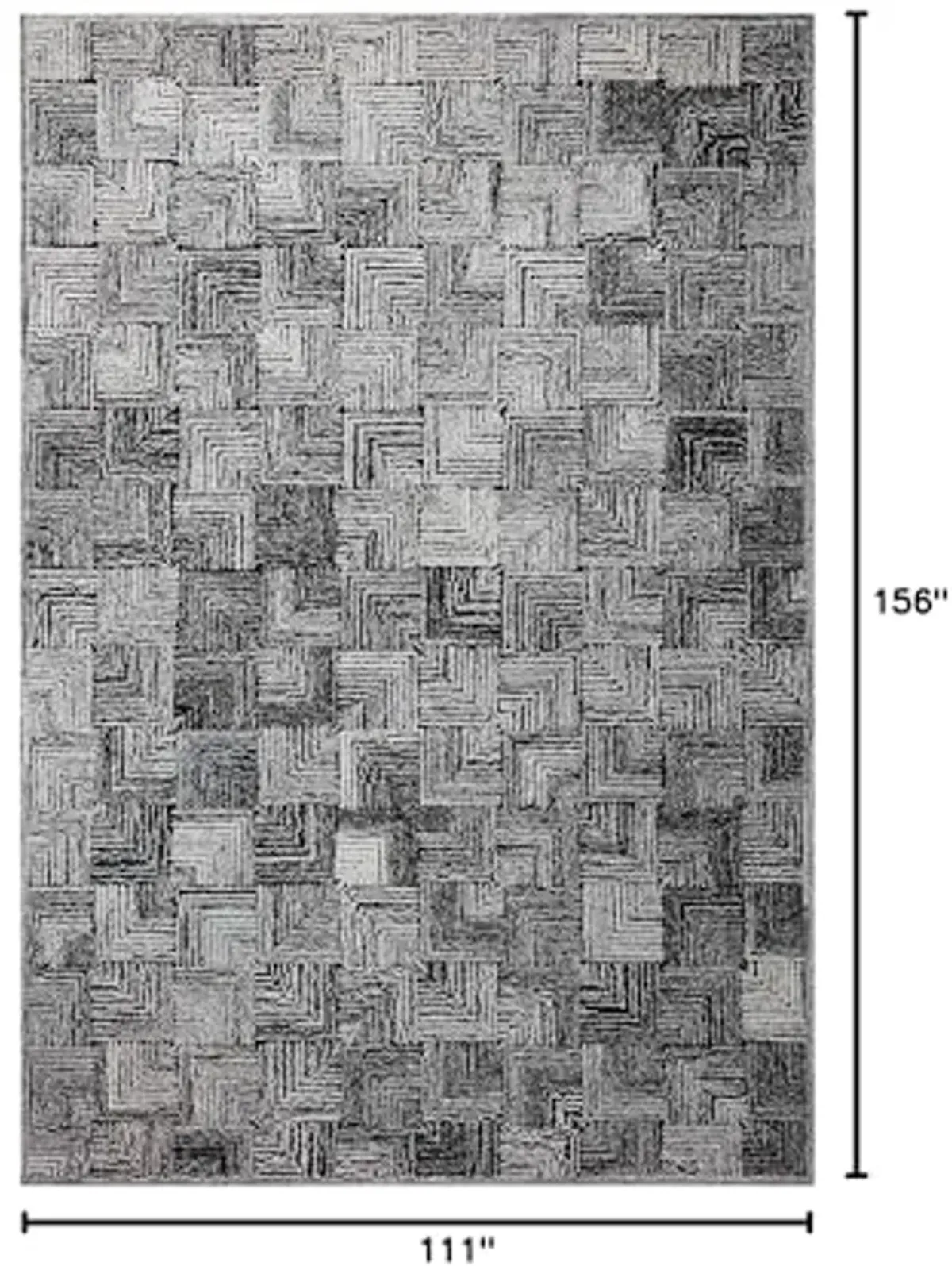 Loloi Prescott Silver 9'-3" x 13' Area Rug