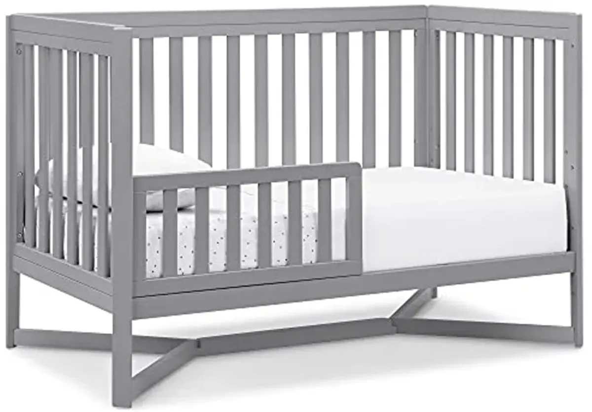 Delta Children Tribeca 4-in-1 Baby Convertible Crib, Grey