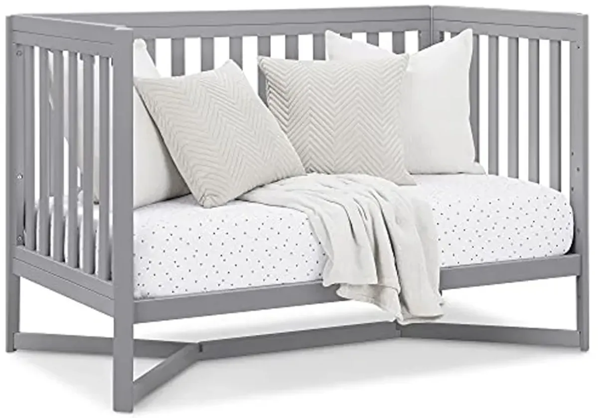 Delta Children Tribeca 4-in-1 Baby Convertible Crib, Grey