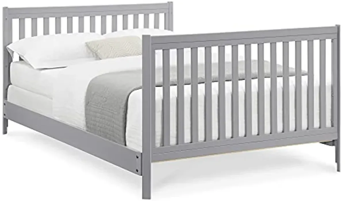 Delta Children Tribeca 4-in-1 Baby Convertible Crib, Grey