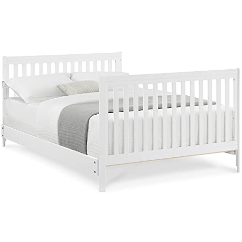 Delta Children Tribeca 4in1 Baby Convertible Crib, Bianca White