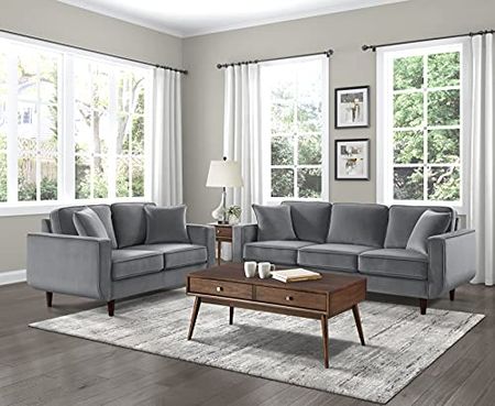 Lexicon Mapleton 2-Piece Living Room Set, Gray