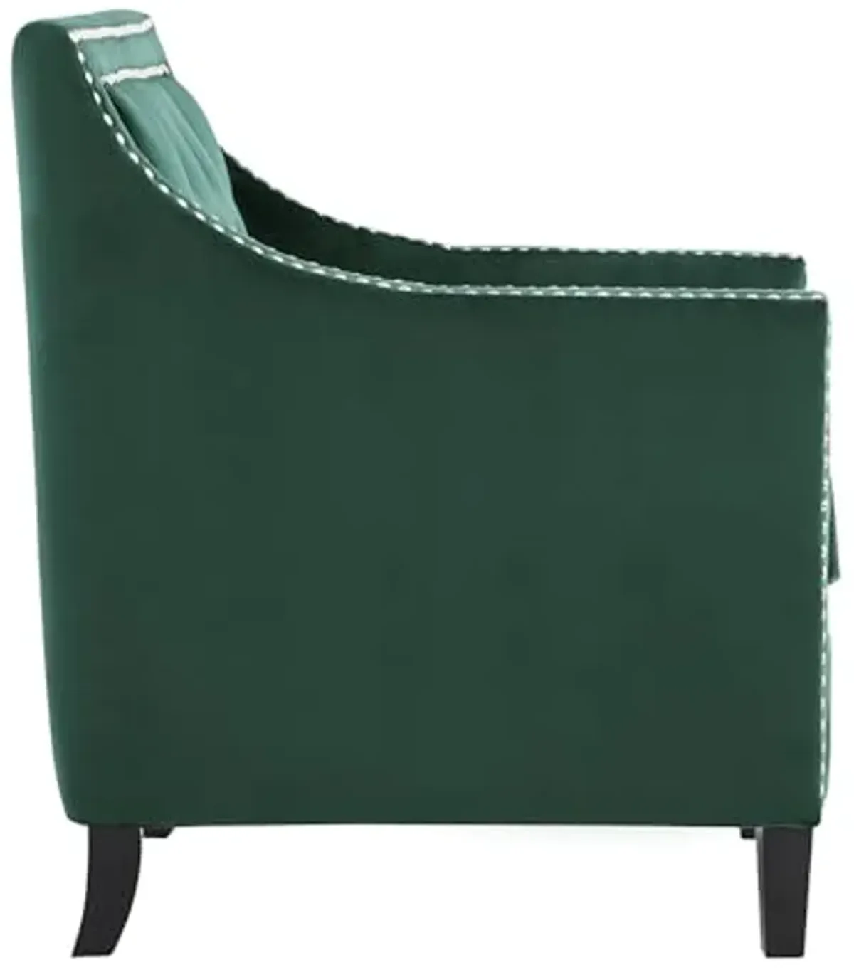 Lexicon Portola Velvet Accent Chair, Green