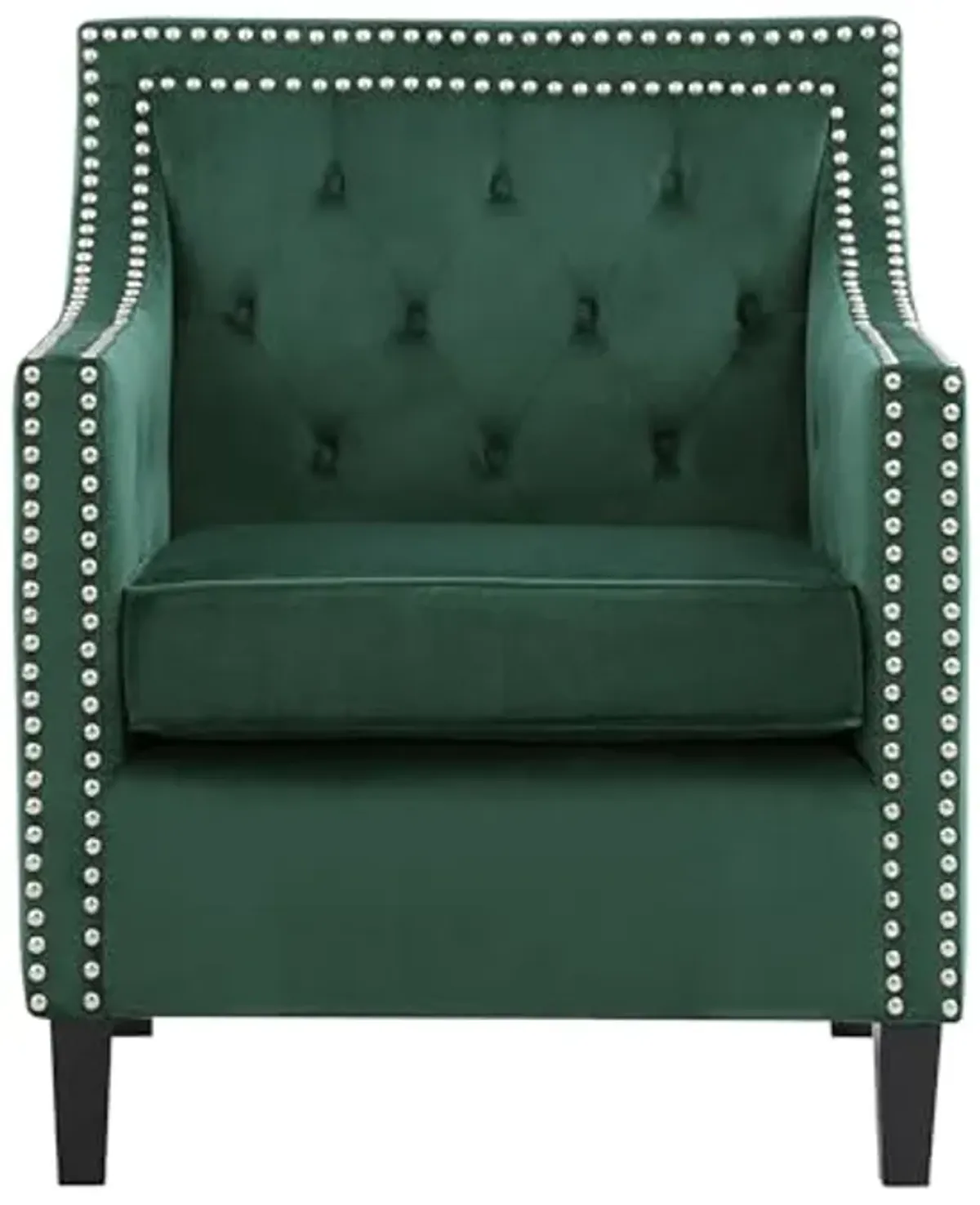 Lexicon Portola Velvet Accent Chair, Green