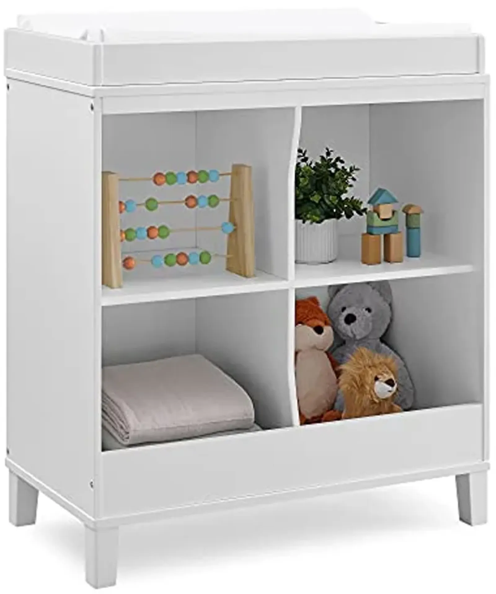 Delta Children Huck Convertible Changing Table, Bianca White