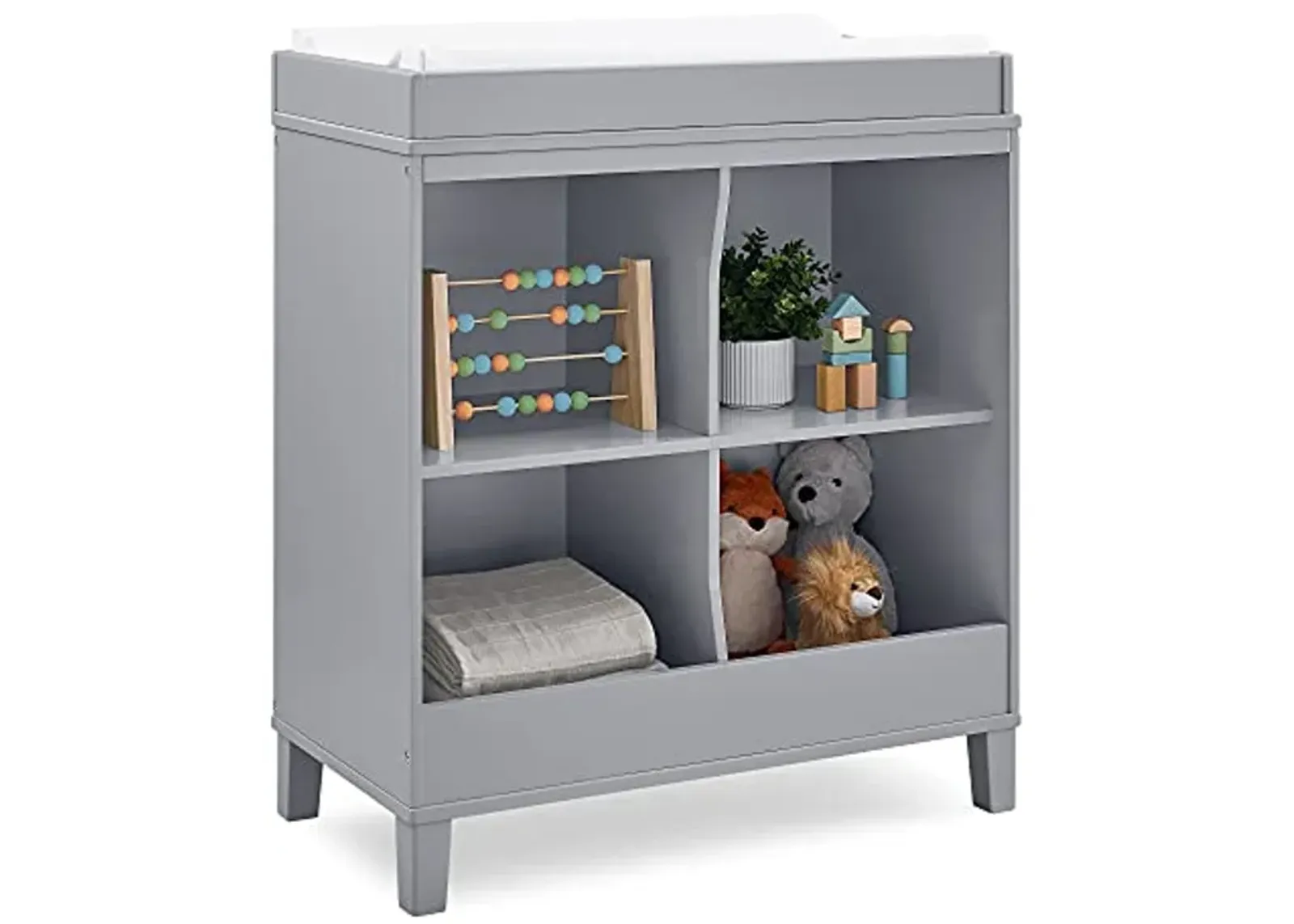 Delta Children Huck Convertible Changing Table, Grey