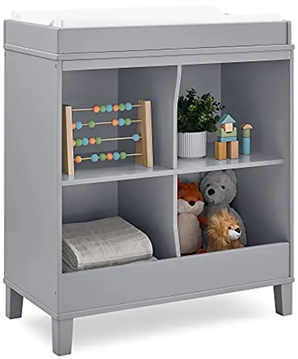 Delta Children Huck Convertible Changing Table, Grey