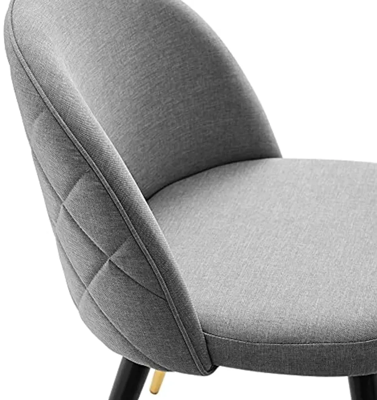 Modway Cordial Fabric Upholstered Accent Set of 2, Dining Chair, Light Gray