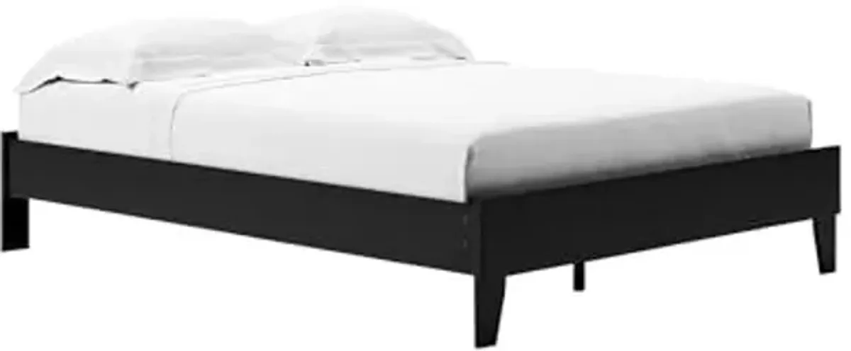 Signature Design by Ashley Finch Modern Platform Bed Frame, Queen, Black