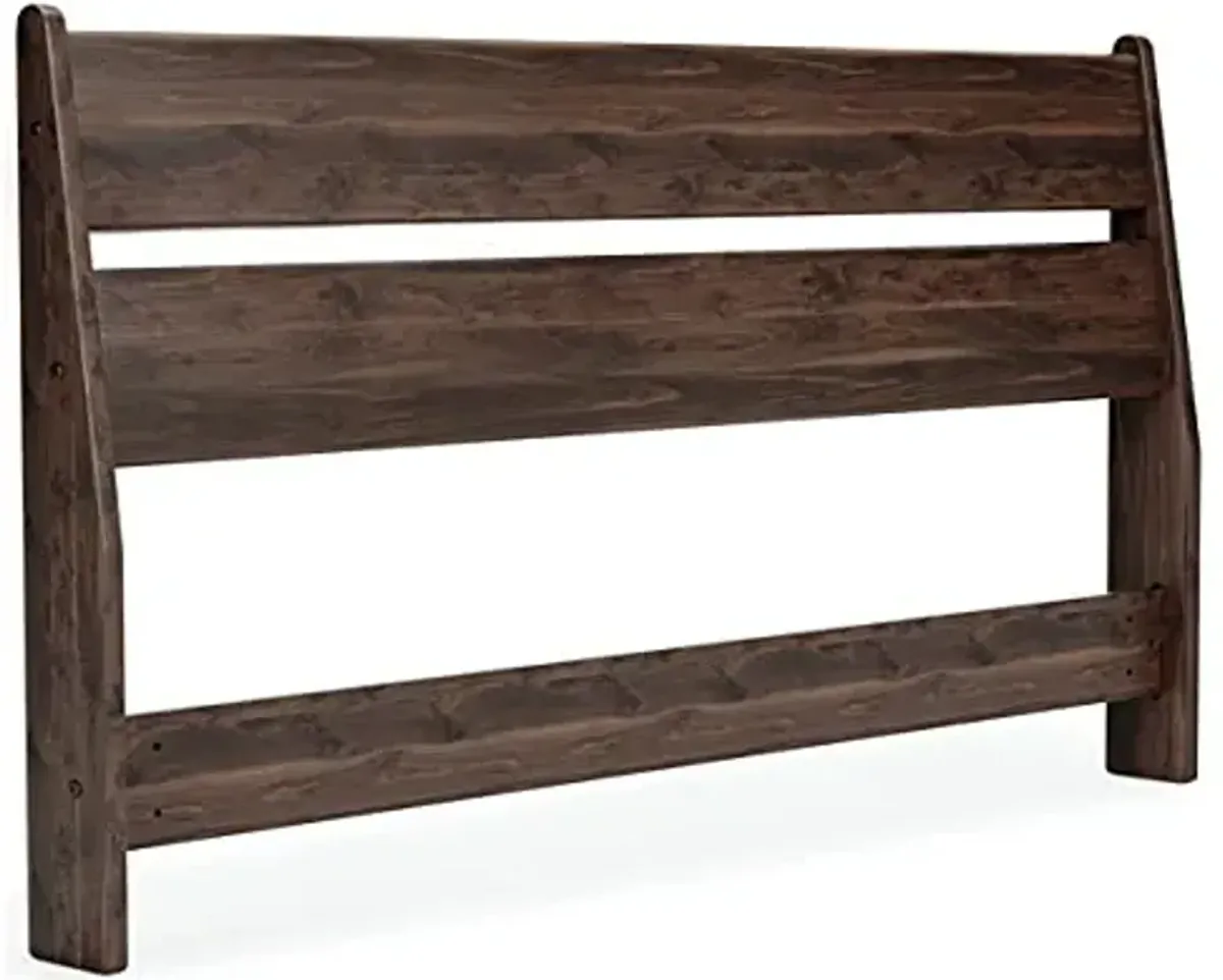 Signature Design by Ashley Calverson Modern Open Slat Panel Headboard ONLY, Queen, Brown