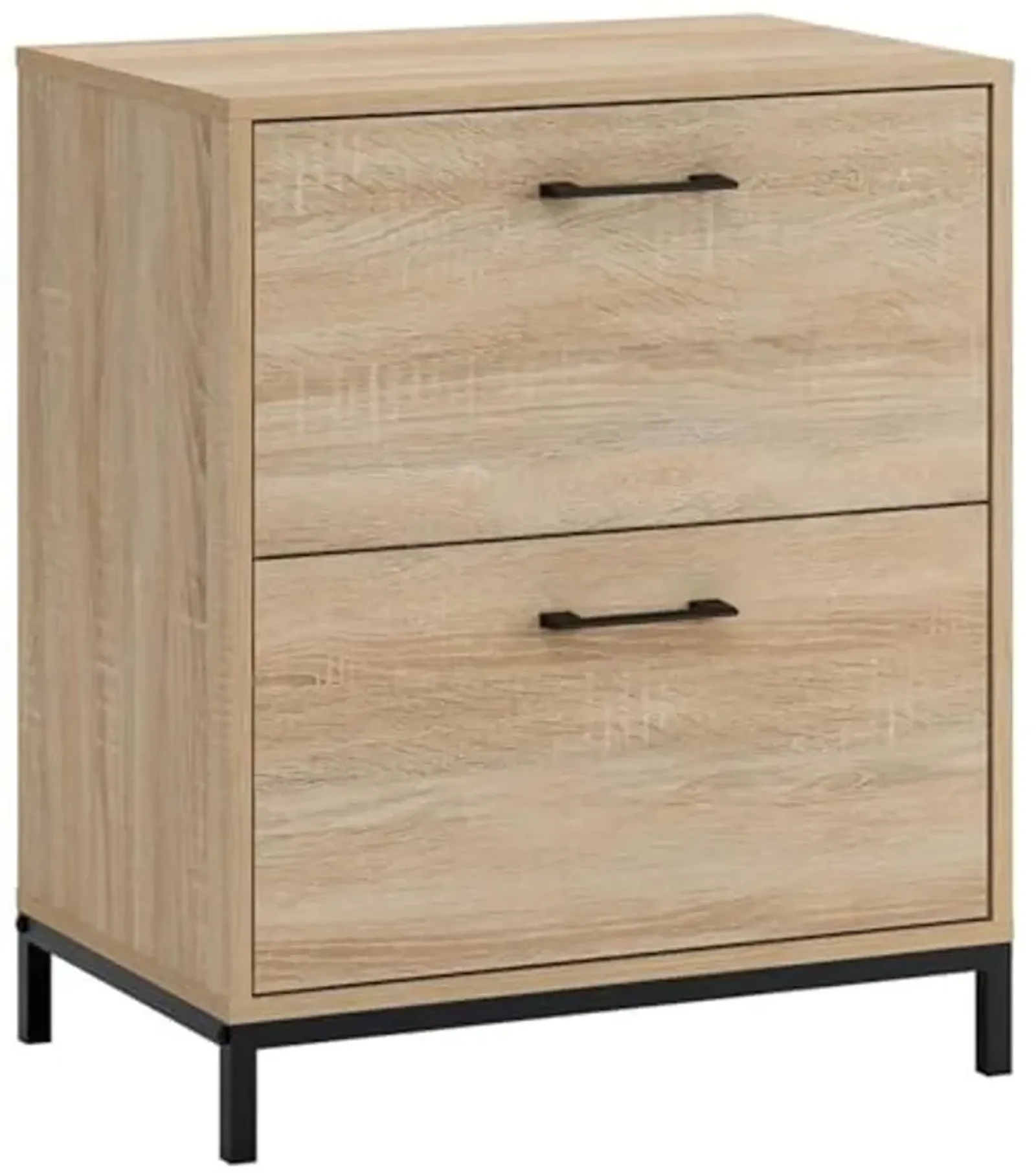 Sauder North Avenue Charter Oak 2-Drawer Lateral File Cabinet, Charter Oak Finish