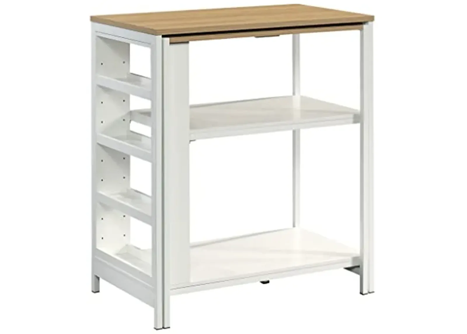 Sauder Miscellaneous Storage Kitchen Island, L: 31.50" x W: 32.88" x H: 36.00", White Finish