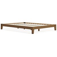 Signature Design by Ashley Tannally Modern Wood Youth Platform Bed Frame, Queen, Light Brown