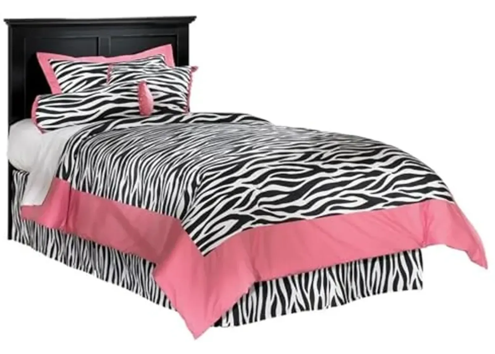 Ashley Maribel Panel Twin Headboard in Black