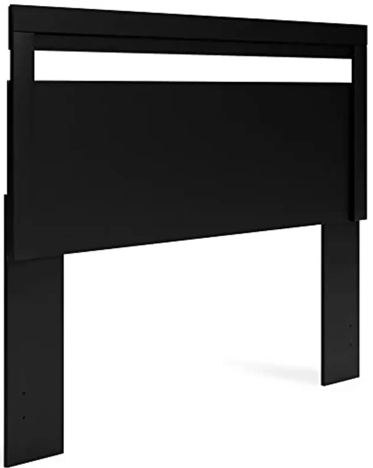 Signature Design by Ashley Finch Modern Headboard ONLY, Queen, Black