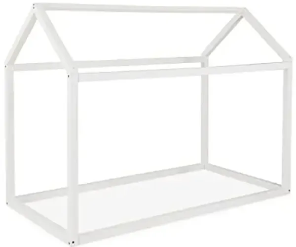 Signature Design by Ashley Flannibrook Contemporary House Bed Frame, Twin, White