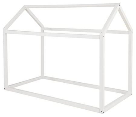 Signature Design by Ashley Flannibrook Contemporary House Bed Frame, Twin, White