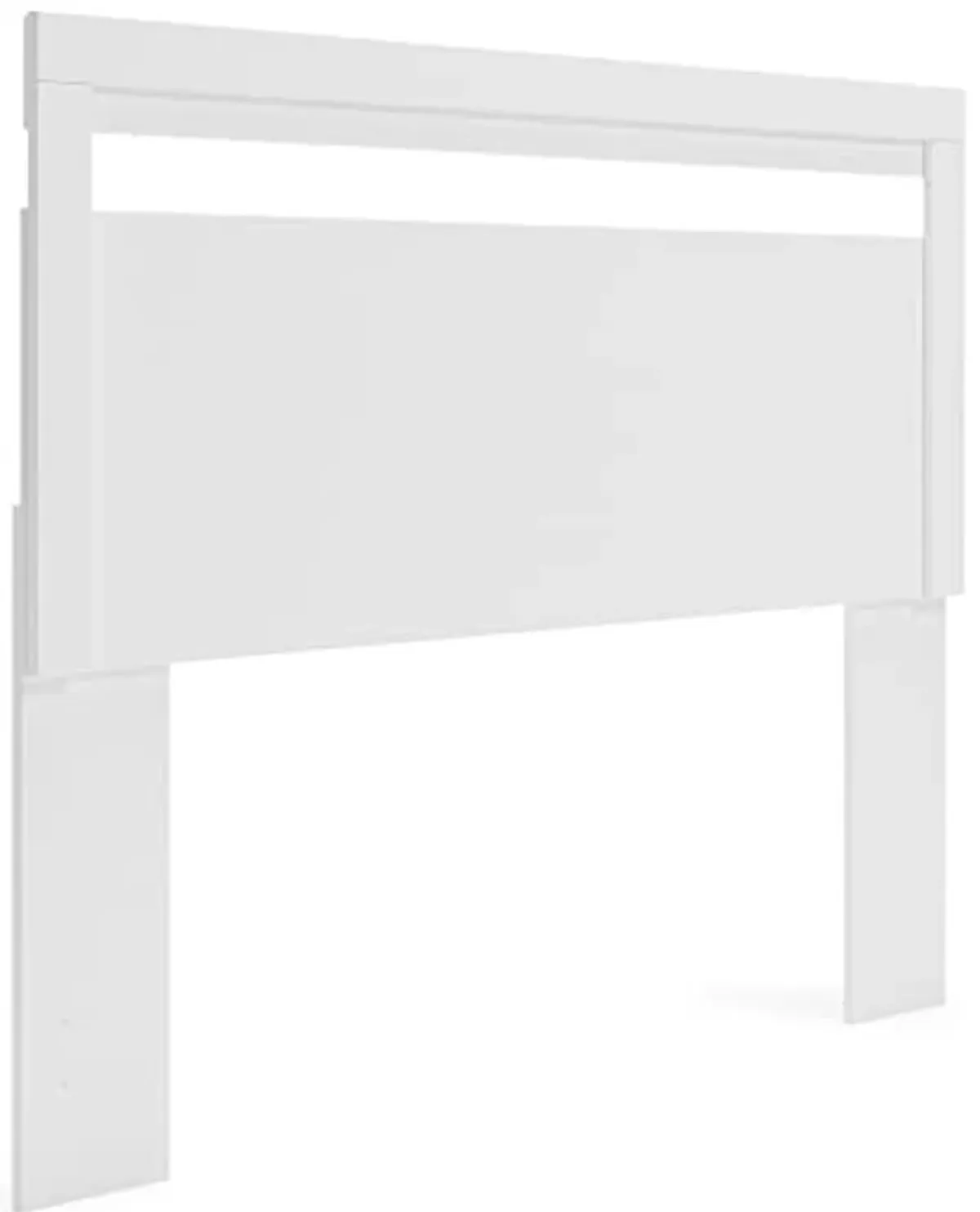 Signature Design by Ashley Flannia Modern Panel Headboard ONLY, Queen, White