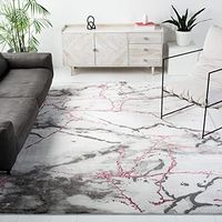 SAFAVIEH Craft Collection 10'6" x 14' Grey/Wine CFT877S Modern Abstract Non-Shedding Living Room Dining Bedroom Area Rug