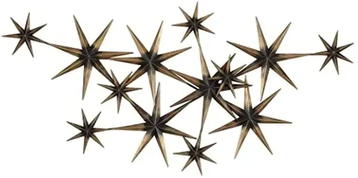 SAFAVIEH Home Collection Jakob Bronze Metal Overlapping Stars Wall Decor