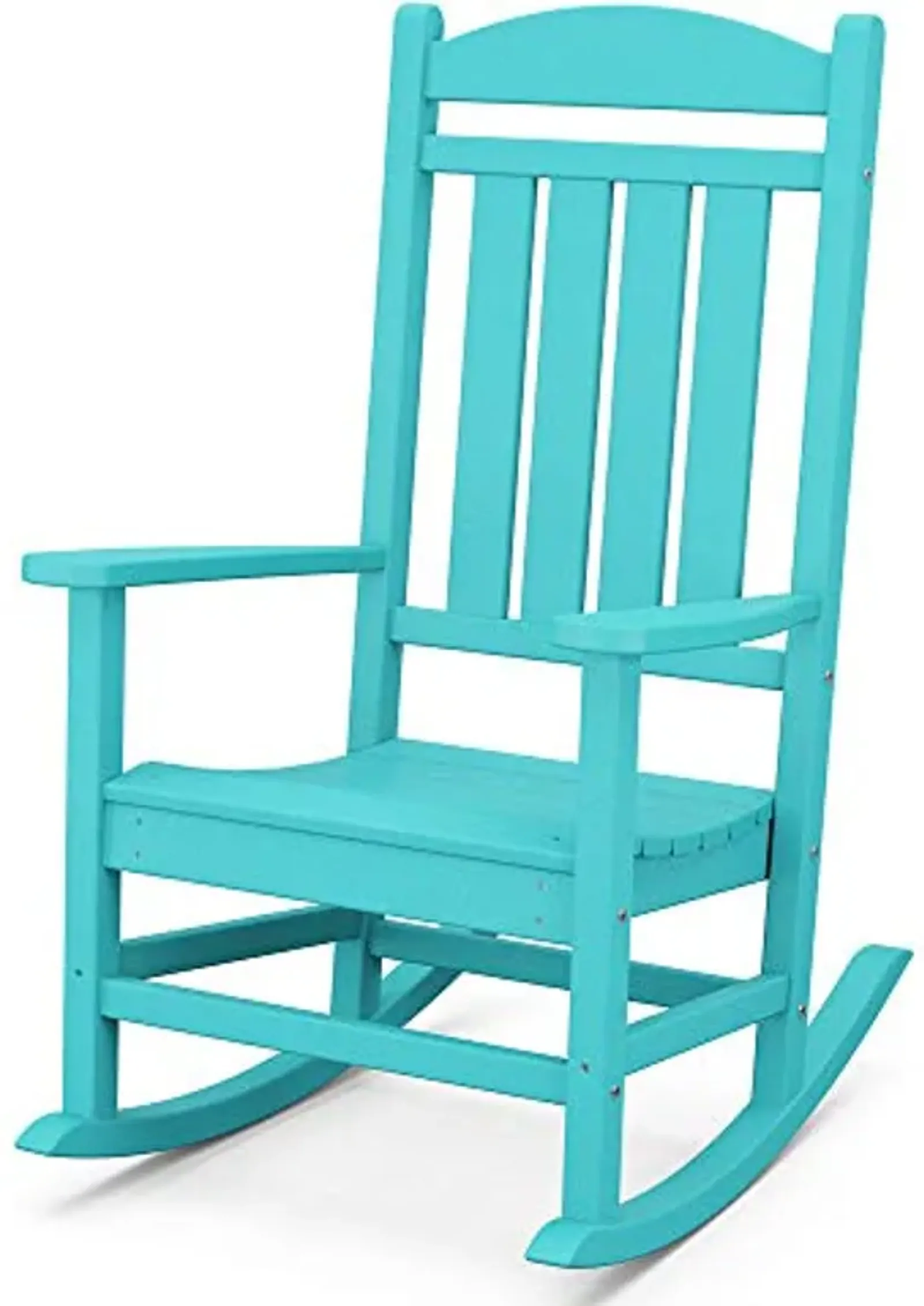 Hanover Weather Pineapple Cay Porch Rocker, 1PC, Aruba Blue