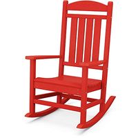 Hanover HVR100SR Red All-Weather Pineapple Cay Porch Rocker