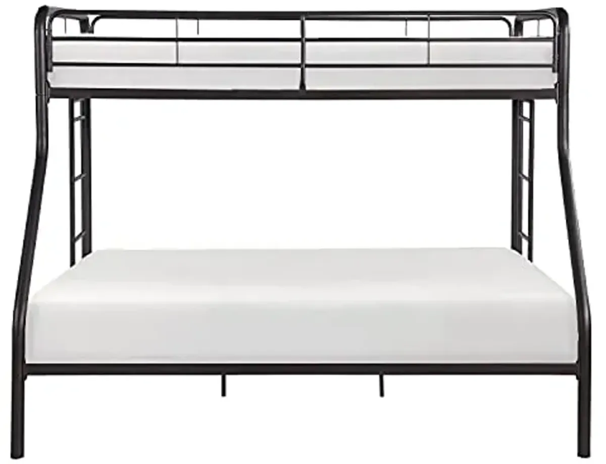 Lexicon Rayne Metal Bunk Bed, Twin/Full, Dark Bronze