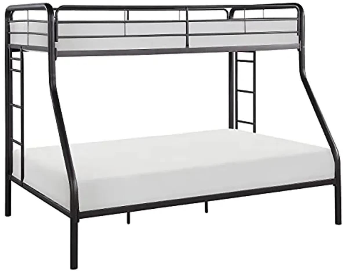 Lexicon Rayne Metal Bunk Bed, Twin/Full, Dark Bronze