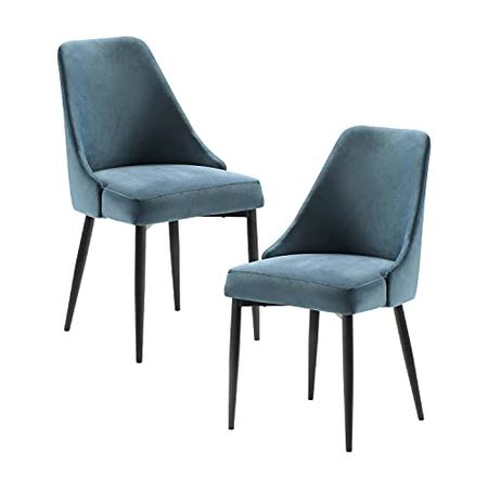 Lexicon Elyse Dining Chair (Set of 2), Blue