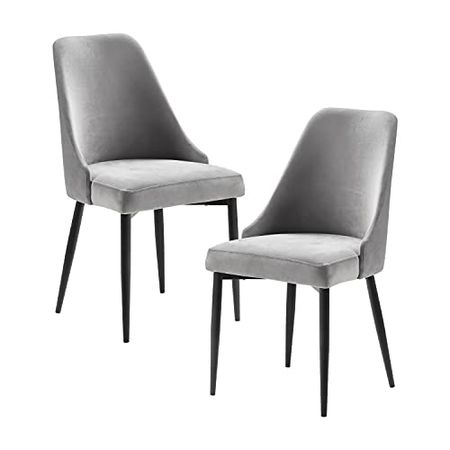 Lexicon Elyse Dining Chair (Set of 2), Gray