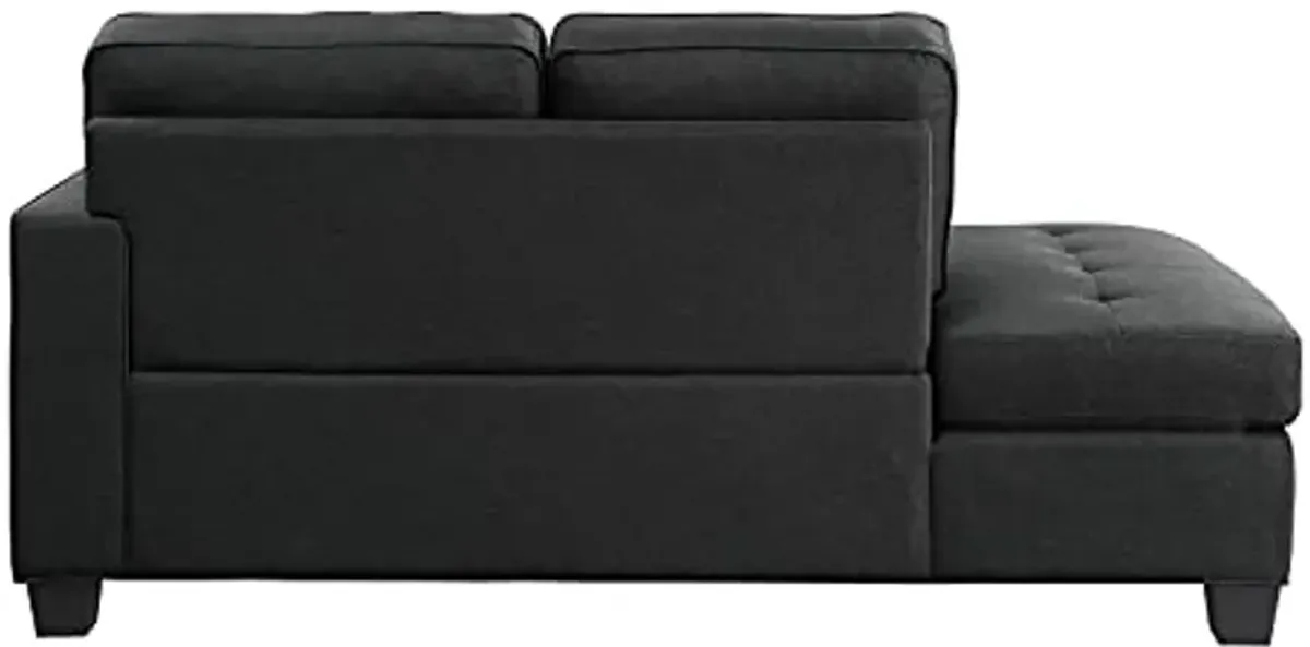 Lexicon Fernleaf Chaise Lounge, Black