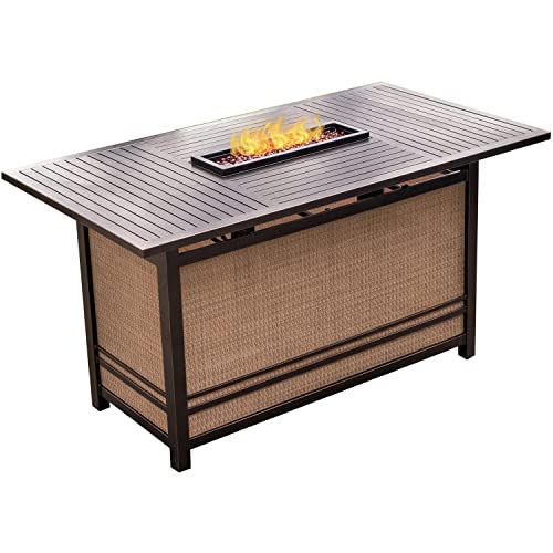 Hanover Traditions 5Piece Outdoor High Dining Fire Patio Set, 4
