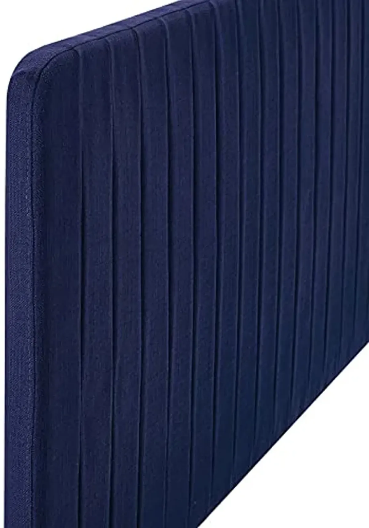 Modway Milenna Channel Tufted Fabric Twin Headboard in Royal Blue