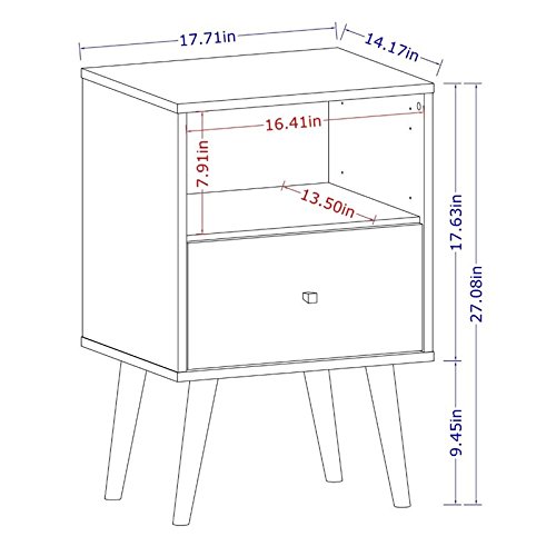 Liberty MidCentury Modern Nightstand 1.0