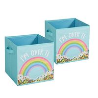 Heritage Kids Rainbow Light Up Storage Cube, Set of 2