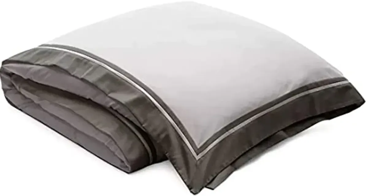 Rallph Lauren King Duvet Cover Bowery/ Metropolitan Grey Cotton