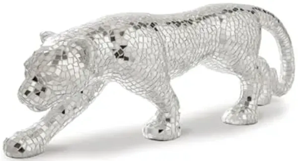 Signature Design by Ashley Drice Mixed Media Lion Sculpture, Silver