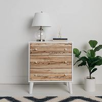 Signature Design by Ashley Piperton Modern Replicated Sugarberry 3 Drawer Chest of Drawers, White