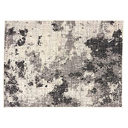 Christopher Knight Home Bluewater Area Rug, 5'3" x 7', Black + Ivory