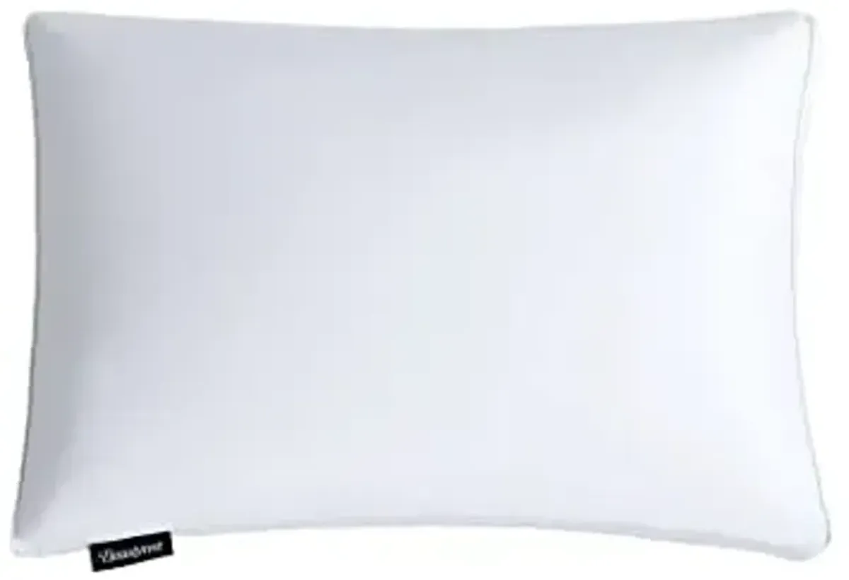 Beautyrest Sateen Cotton Hypoallergenic European White Goose Down Pillow with 2'' Gusset